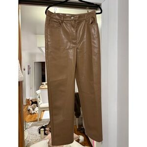 Brown Leather Pants
